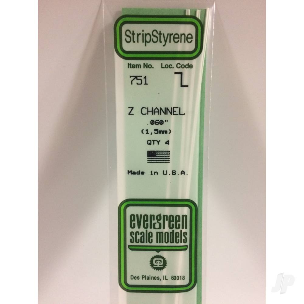 14in (35cm) Z-Channel .060in (1.5mm ) (100 per pack)-2