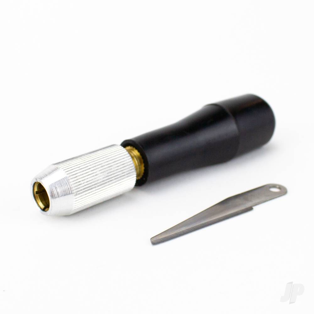 K7 Wood Carving Knife, Black Plastic Handle with Scabbard (Carded)-5