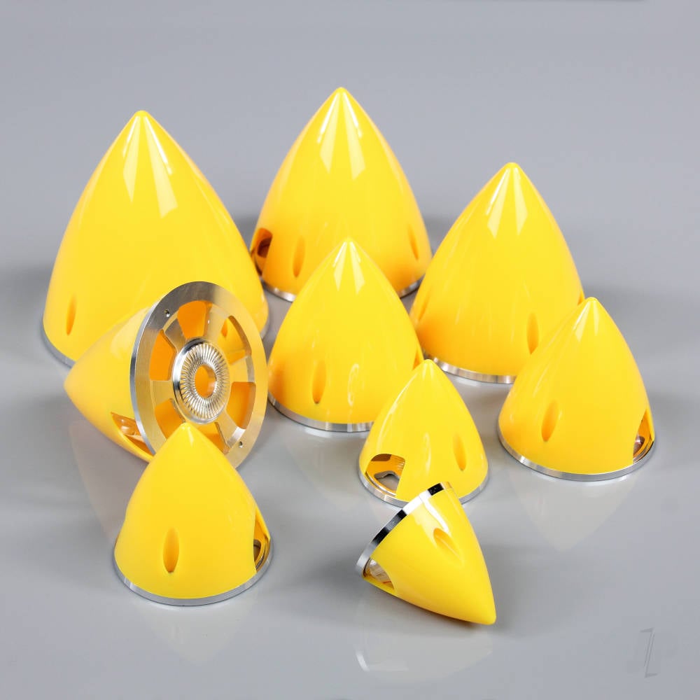 82mm Yellow Spinner (with Aluminium Back Plate)-3