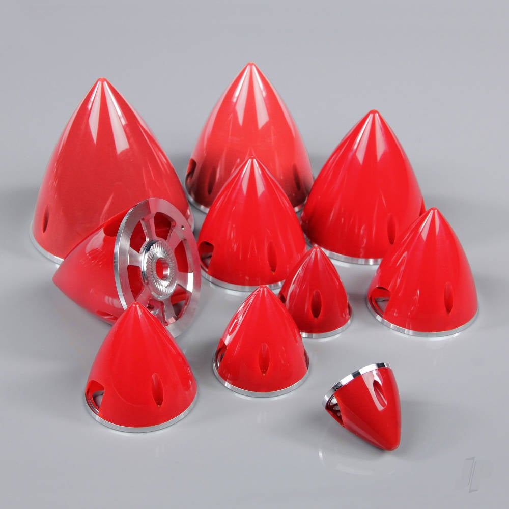 70mm Red Spinner (with Aluminium Back Plate)-3