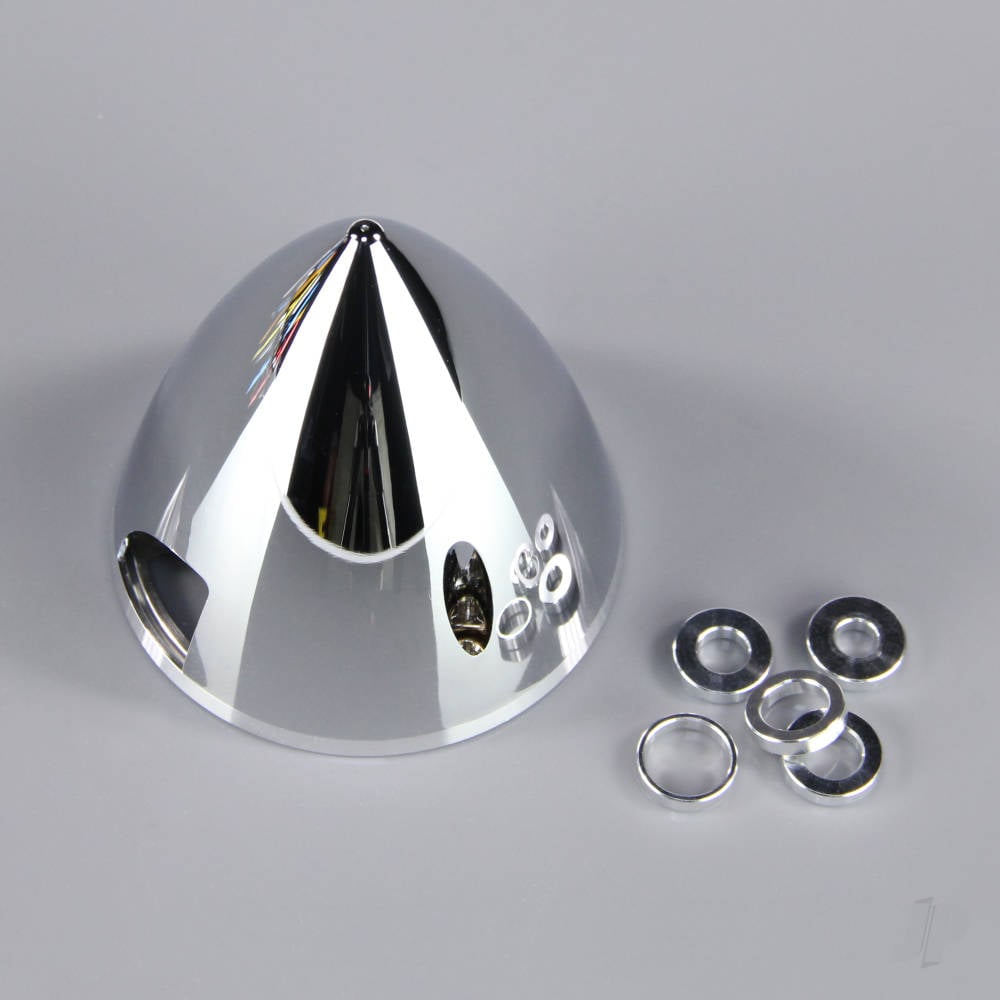 51mm Chrome Look Spinner (with Aluminium Back Plate)