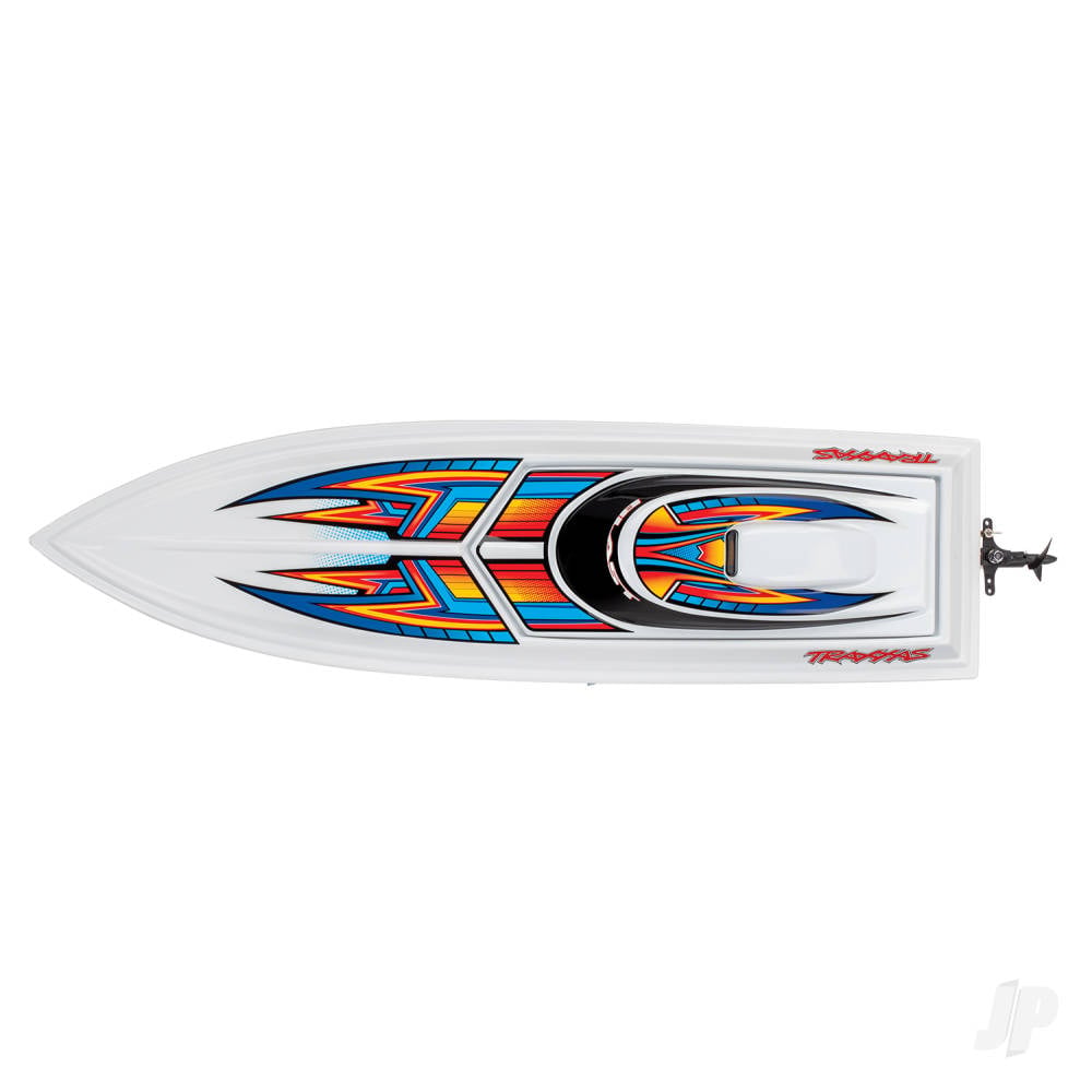 Orange Blast 1:10 High Performance Race Boat (+ TQ 3-ch, Nautica ESC, Stinger 540, 6-Cell NiMH, DC charger)-24