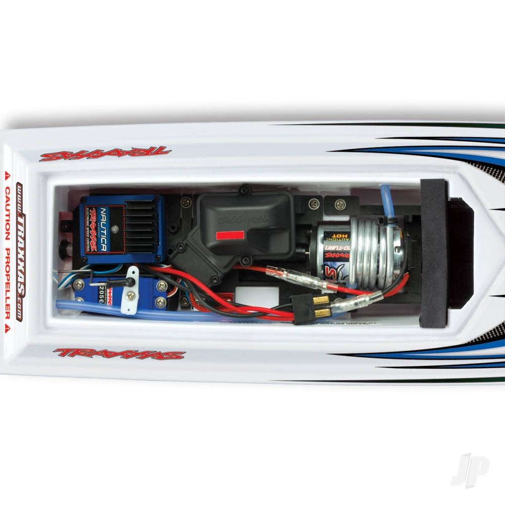 Green Blast 1:10 High Performance Race Boat (+ TQ 3-ch, Nautica ESC, Stinger 540, 6-Cell NiMH, DC charger)-5