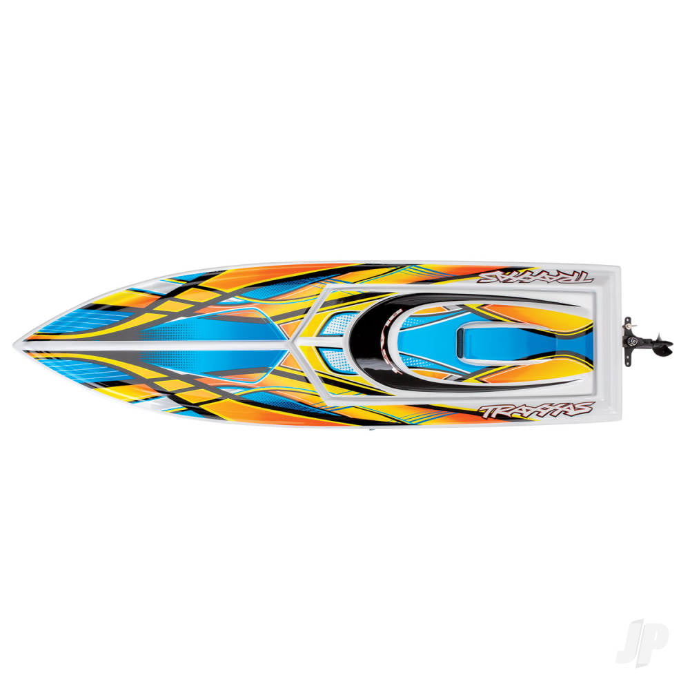 Green Blast 1:10 High Performance Race Boat (+ TQ 3-ch, Nautica ESC, Stinger 540, 6-Cell NiMH, DC charger)-9