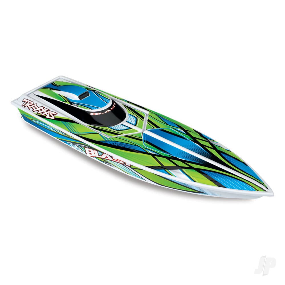 Green Blast 1:10 High Performance Race Boat (+ TQ 3-ch, Nautica ESC, Stinger 540, 6-Cell NiMH, DC charger)-19