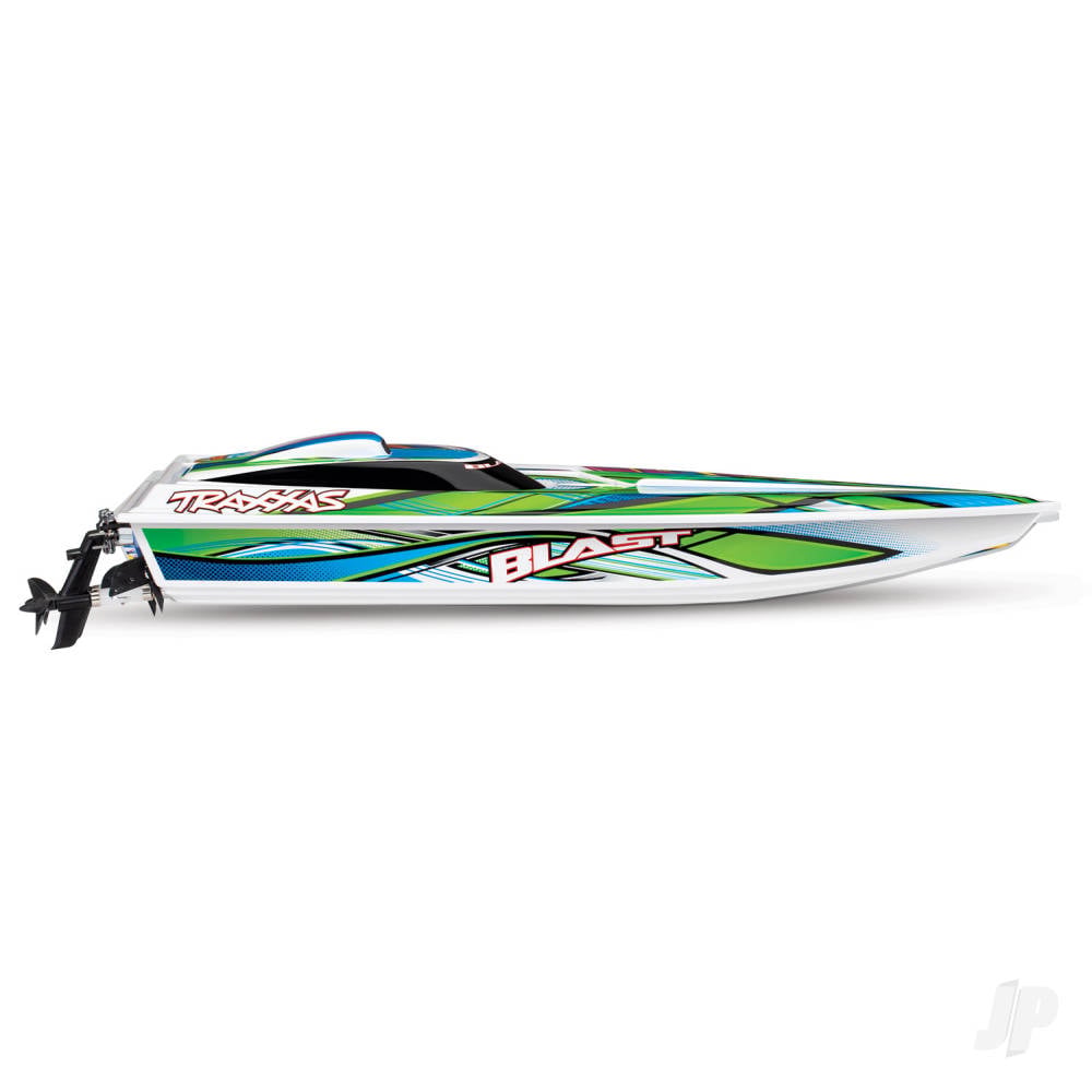Green Blast 1:10 High Performance Race Boat (+ TQ 3-ch, Nautica ESC, Stinger 540, 6-Cell NiMH, DC charger)-28