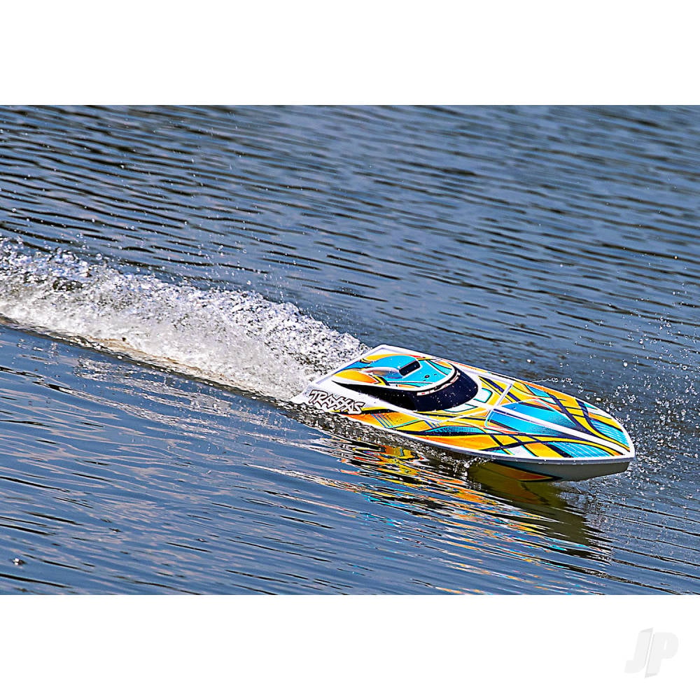 Green Blast 1:10 High Performance Race Boat (+ TQ 3-ch, Nautica ESC, Stinger 540, 6-Cell NiMH, DC charger)-30