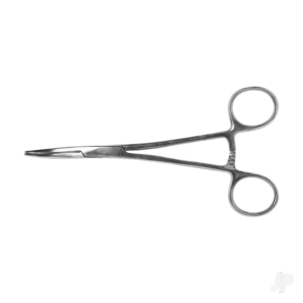 5in Curved Nose Stainless Steel Hemostats (Carded)-3