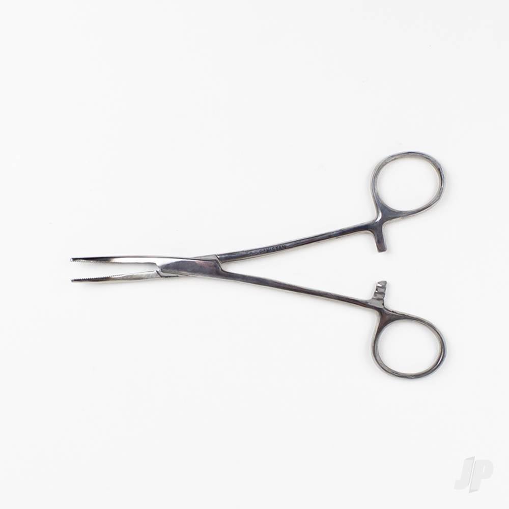 5in Curved Nose Stainless Steel Hemostats (Carded)-4