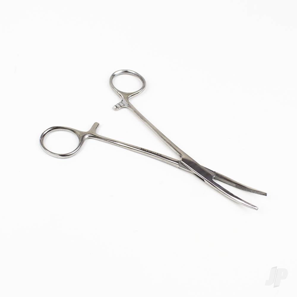 5in Curved Nose Stainless Steel Hemostats (Carded)-5