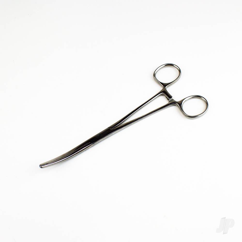 7.5in Curved Nose Stainless Steel Hemostats (Carded)-4