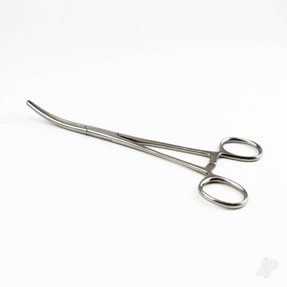 7.5in Curved Nose Stainless Steel Hemostats (Carded)-6