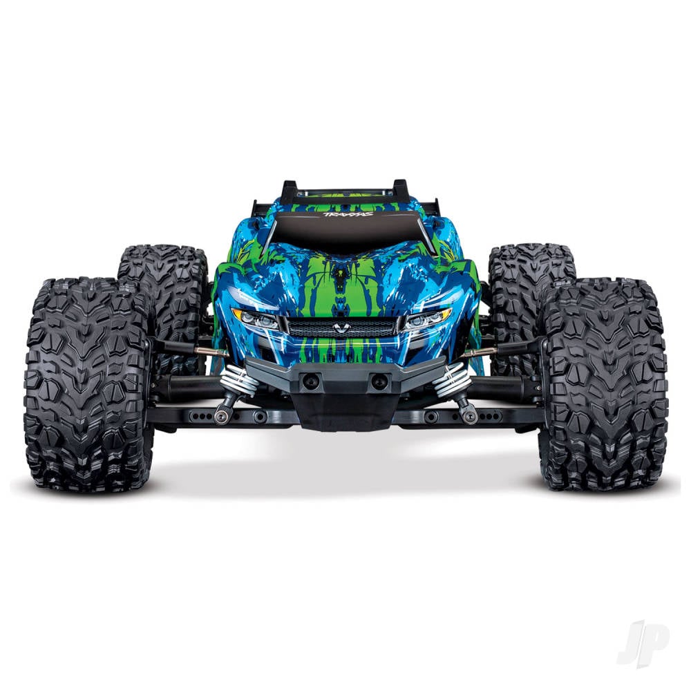 Green Rustler 4X4 VXL 1:10 4WD RTR Brushless Electric Stadium Truck (+ TQi 2-ch, TSM, VXL-3s, Velineon 3500kV)-2