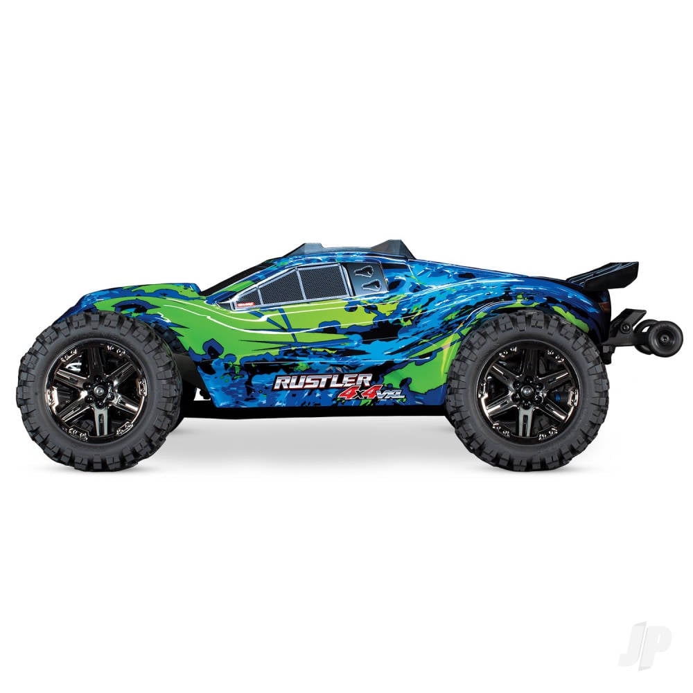 Green Rustler 4X4 VXL 1:10 4WD RTR Brushless Electric Stadium Truck (+ TQi 2-ch, TSM, VXL-3s, Velineon 3500kV)-4