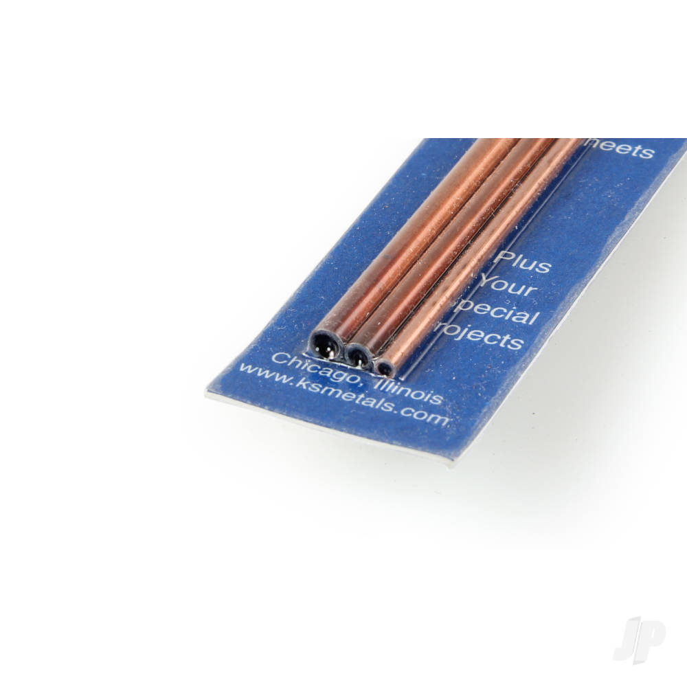 3/32, 5/32, 1/8 Soft Bendable Copper Tube (12in long) (3 pcs)-2