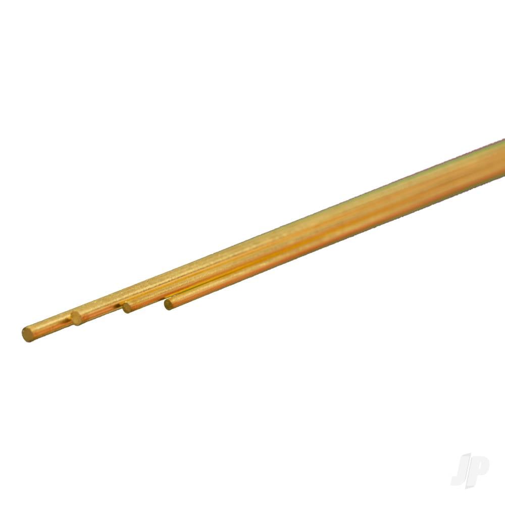 1/16, 3/64 Soft Bendable Brass Rod (12in long) (2 pcs)