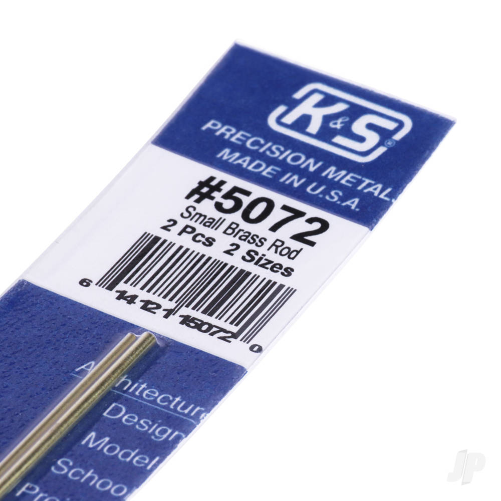 1/16, 3/64 Soft Bendable Brass Rod (12in long) (2 pcs)-3