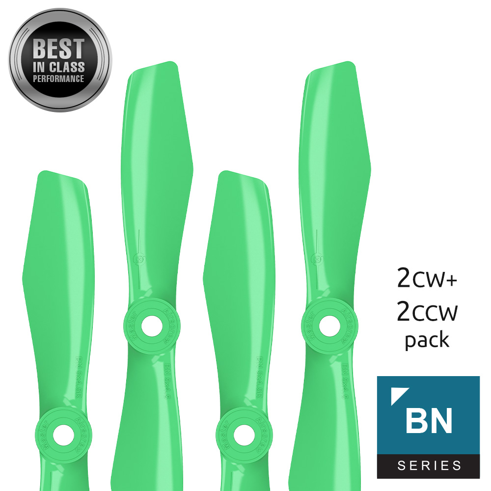 5x4.5 BN-FPV Bullnose Propeller Set 4x Green-2