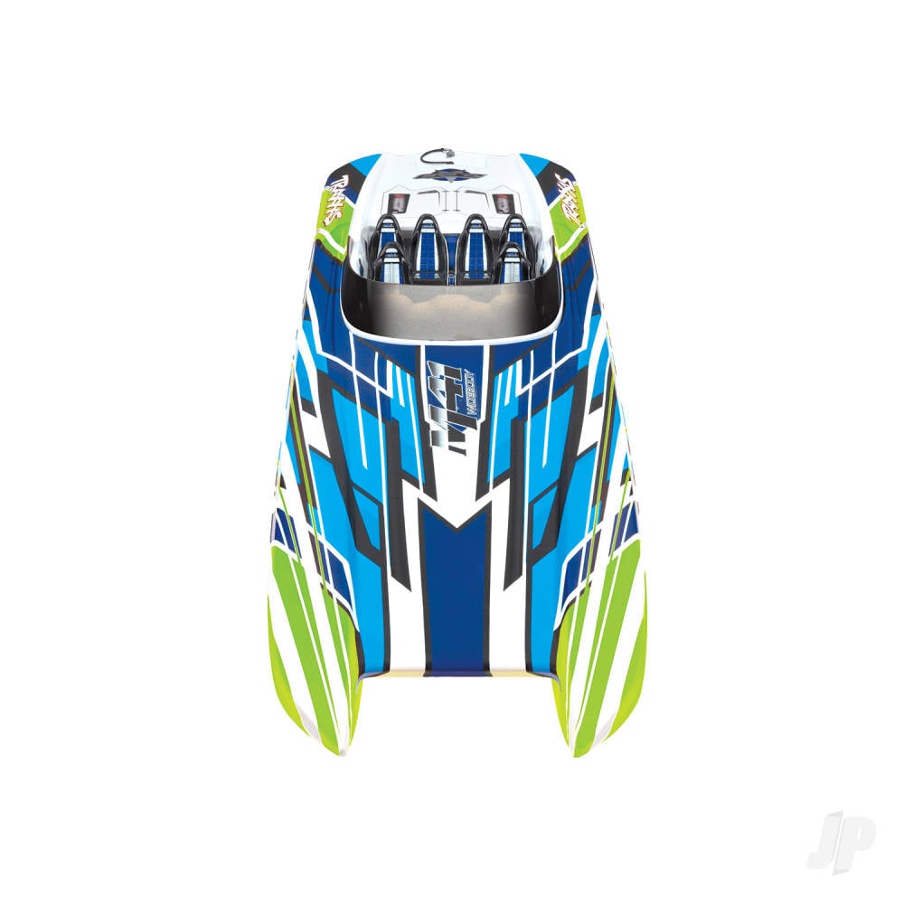 GreenX DCB M41 Widebody 1:10 40in Brushless Electric Catamaran Race Boat (+ TQi 2-ch, TSM, VXL-6s Marine, Velineon 540XL)-2