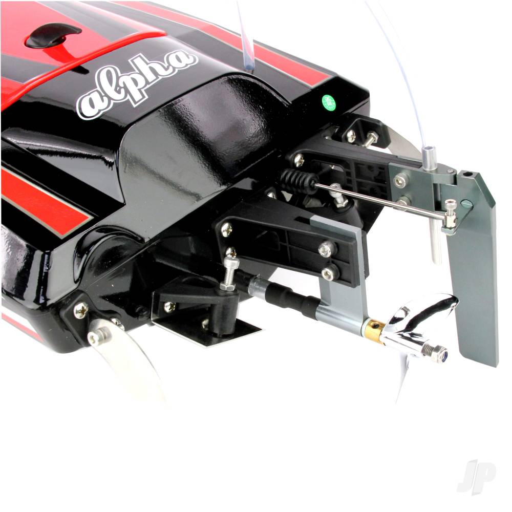 Alpha Brushless Boat 2.4GHz ARTR, Red-4