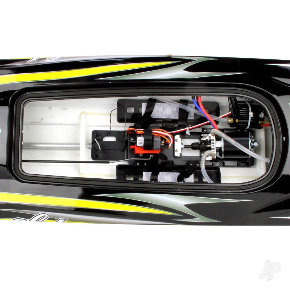 Alpha Brushless Boat 2.4GHz ARTR, Yellow-4