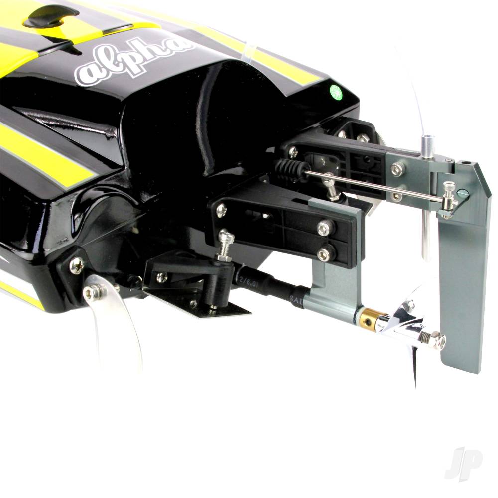 Alpha Brushless Boat 2.4GHz ARTR, Yellow-5