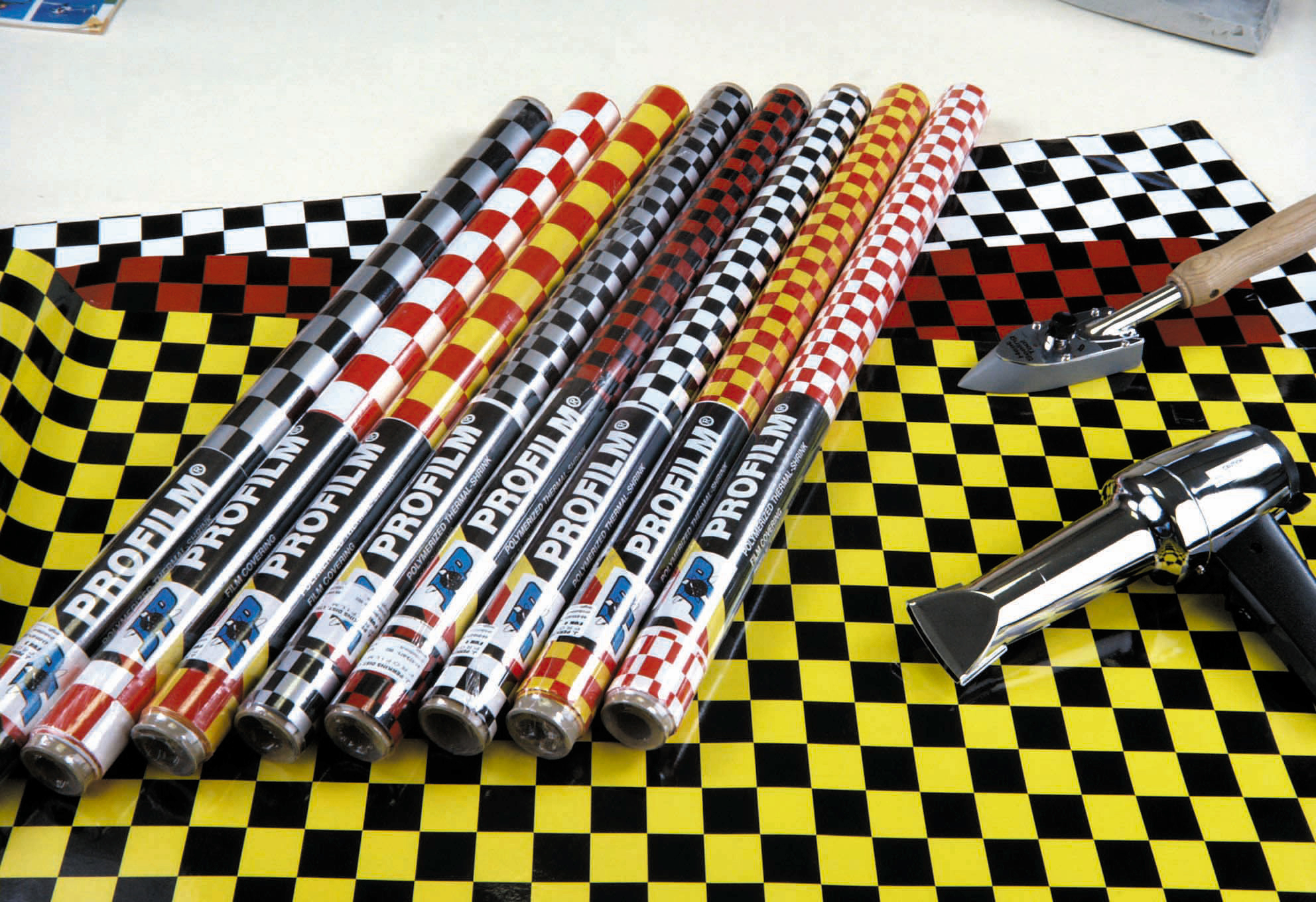 2m-oracover-fun-4-small-chequered-cadmium-yellow-red-60cm-width