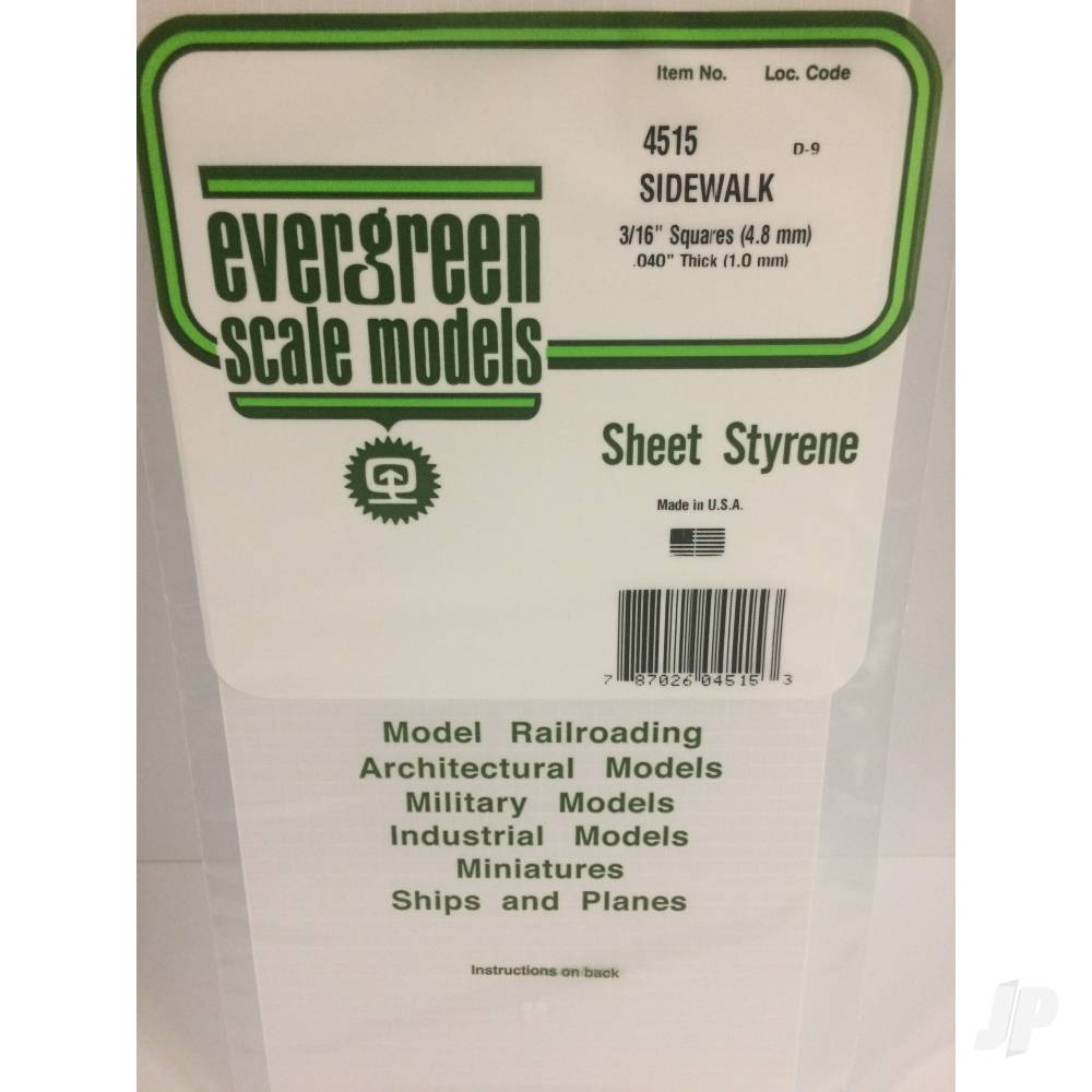 12x24in (30x60cm) Sidewalk Sheet .040in (1.0mm) Thick 3/16x3/16in Spacing (1 Sheet per pack)-2