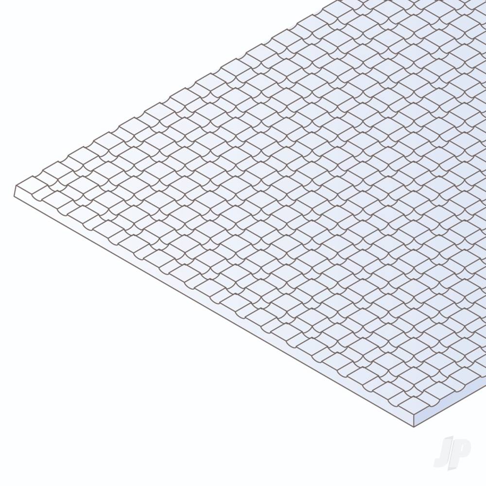 12x24in (30x60cm) Sidewalk Sheet .040in (1.0mm) Thick 1/4x1/4in Spacing (1 Sheet per pack)