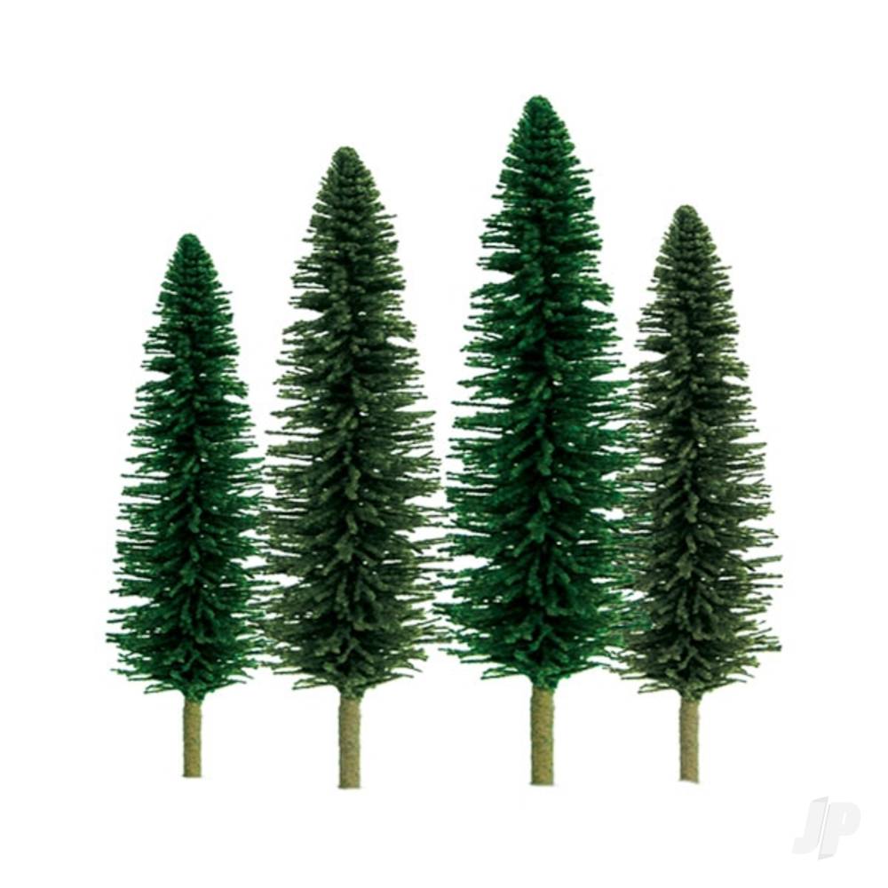 Econo Cedar, 2in to 4in, N-Scale, (36 per pack)-2