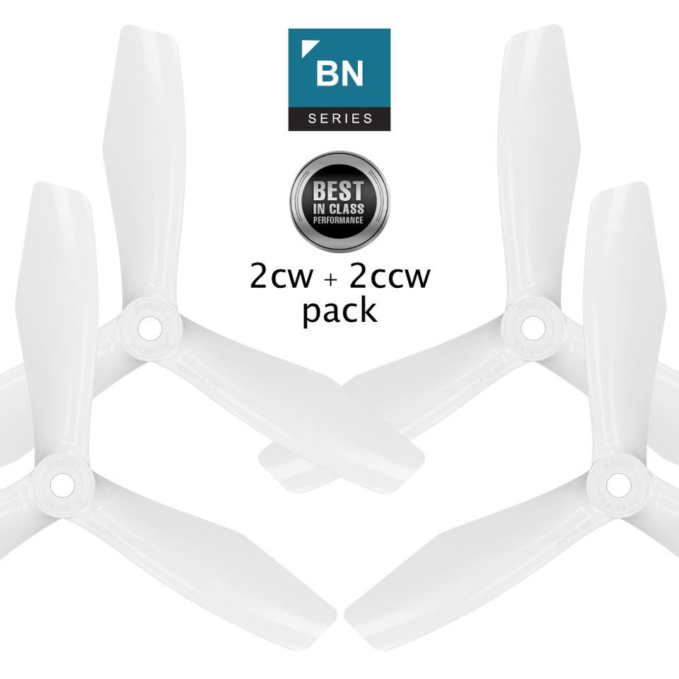5x4.5 BN 3-Blade FPV Propeller Set x4 White-2