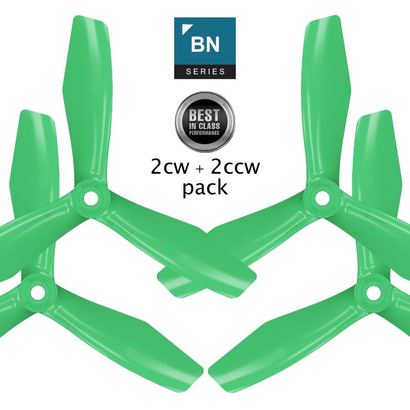 6x4.5 BN 3-Blade FPV Propeller Set x4 Green-2