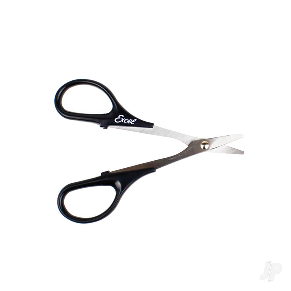 5.5in Lexan Stainless Steel Scissors, Curved (Carded)-2