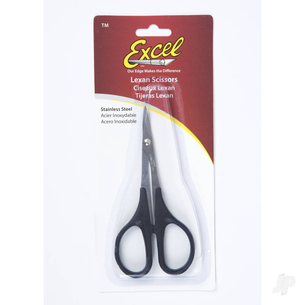 5.5in Lexan Stainless Steel Scissors, Curved (Carded)-6