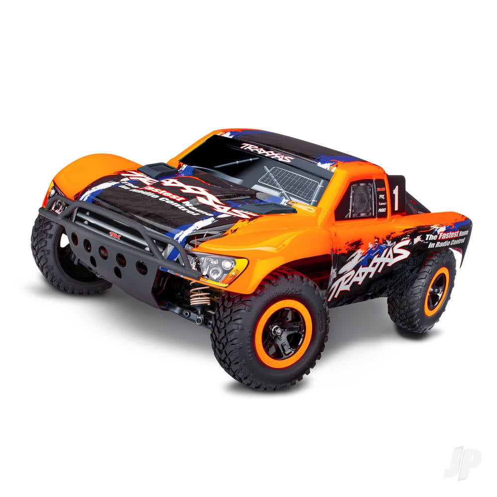 Slash 4X4 VXL 1:10 4WD RTR Brushless Electric Short Course Truck, Orange (+ TQi 2-ch, TSM, VXL-3s, Velineon 3500, Clipless Body)
