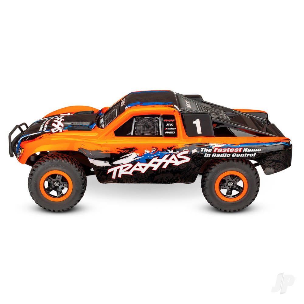 Slash 4X4 VXL 1:10 4WD RTR Brushless Electric Short Course Truck, Orange (+ TQi 2-ch, TSM, VXL-3s, Velineon 3500, Clipless Body)-3