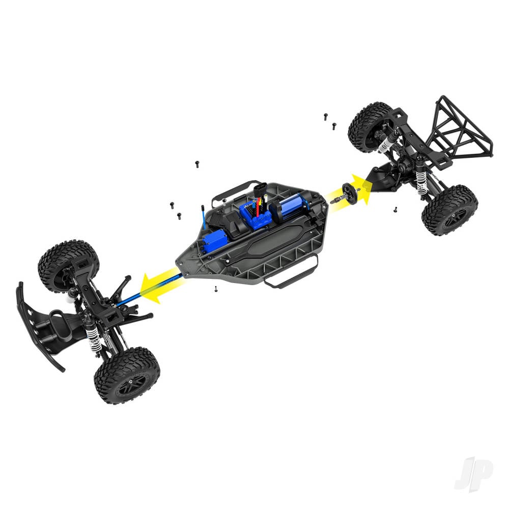 Slash 4X4 VXL 1:10 4WD RTR Brushless Electric Short Course Truck, Orange (+ TQi 2-ch, TSM, VXL-3s, Velineon 3500, Clipless Body)-14