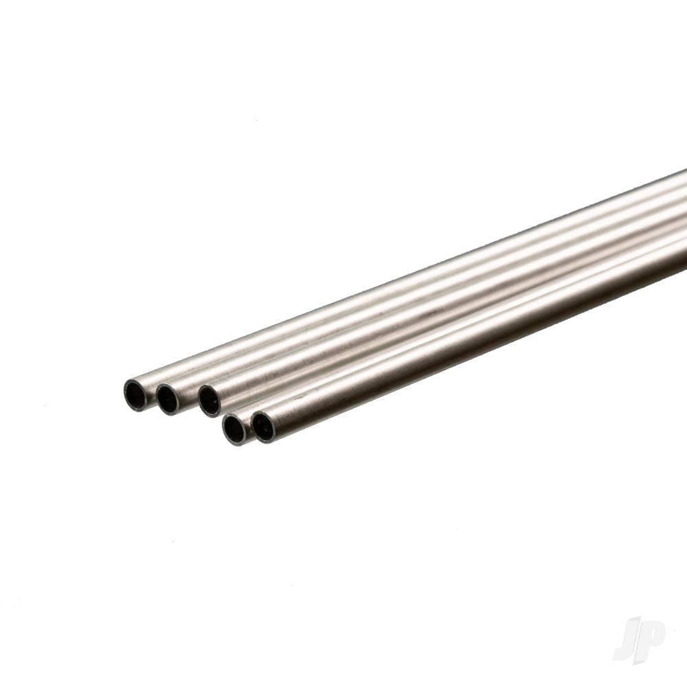 5mm Aluminium Round Tube, .45mm Wall (1m long)
