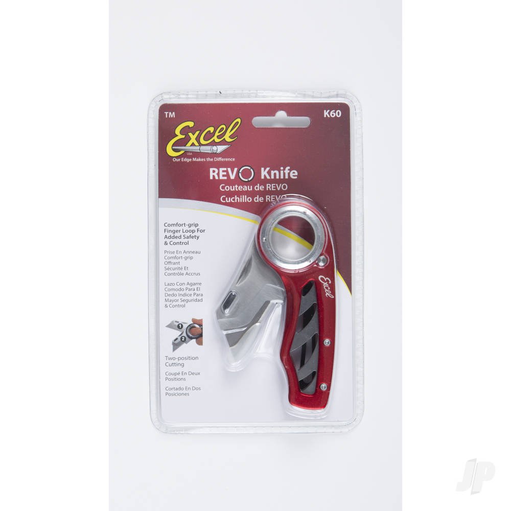 K60 Revo Folding Utility Knife, Red (Carded)-8