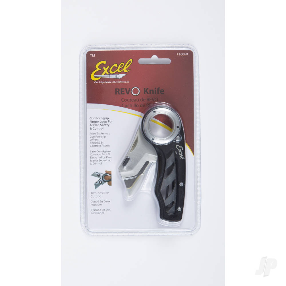 K60 Revo Folding Utility Knife, Black (Carded)-7