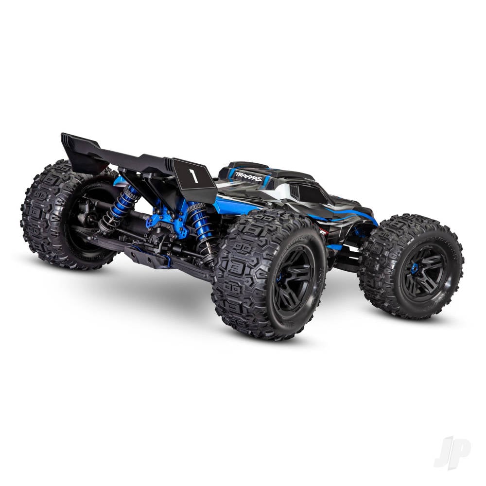 Blue, Sledge 1:8 4WD Brushless Electric Monster Truck (+ TQi 2-ch, TSM, VXL-6S)-2