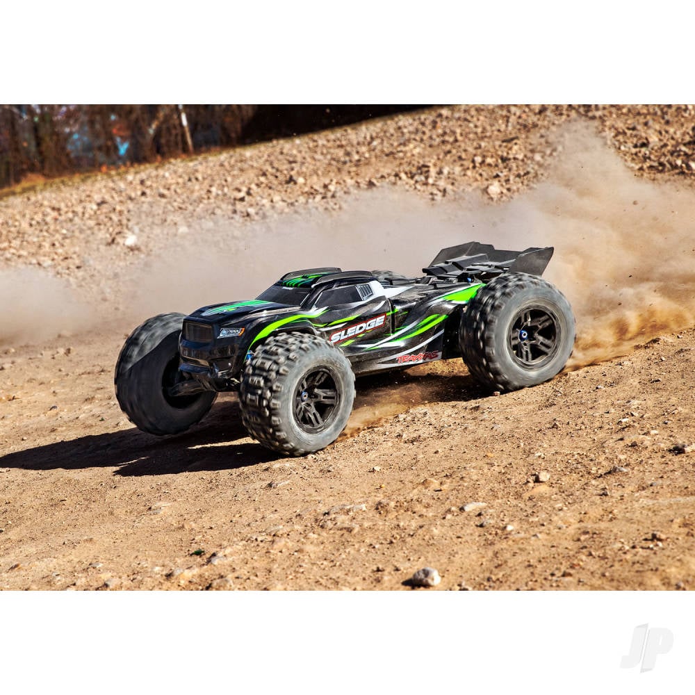 Blue, Sledge 1:8 4WD Brushless Electric Monster Truck (+ TQi 2-ch, TSM, VXL-6S)-44