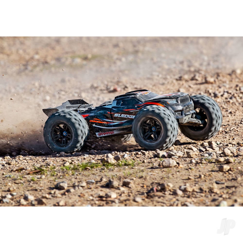 Red, Sledge 1:8 4WD Brushless Electric Monster Truck (+ TQi 2-ch, TSM, VXL-6S)-49