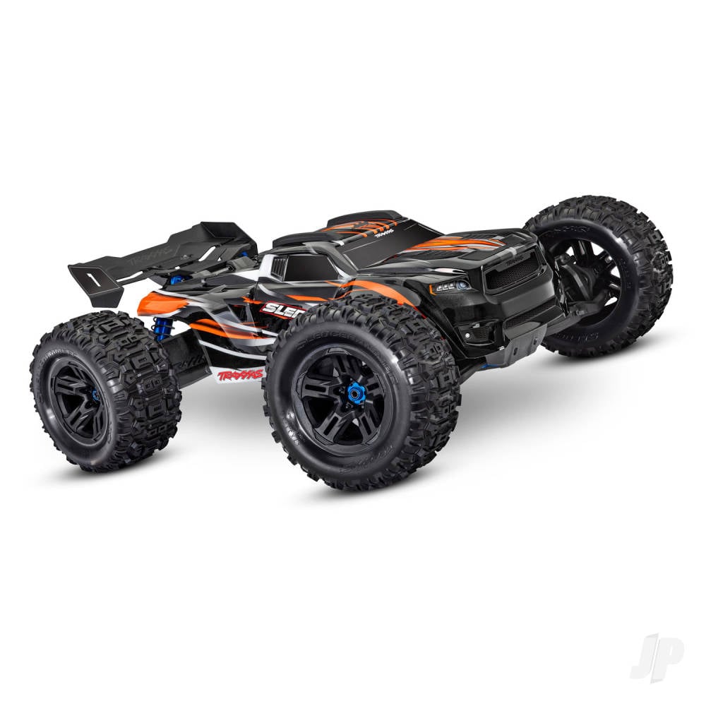 Orange, Sledge 1:8 4WD Brushless Electric Monster Truck (+ TQi 2-ch, TSM, VXL-6S)