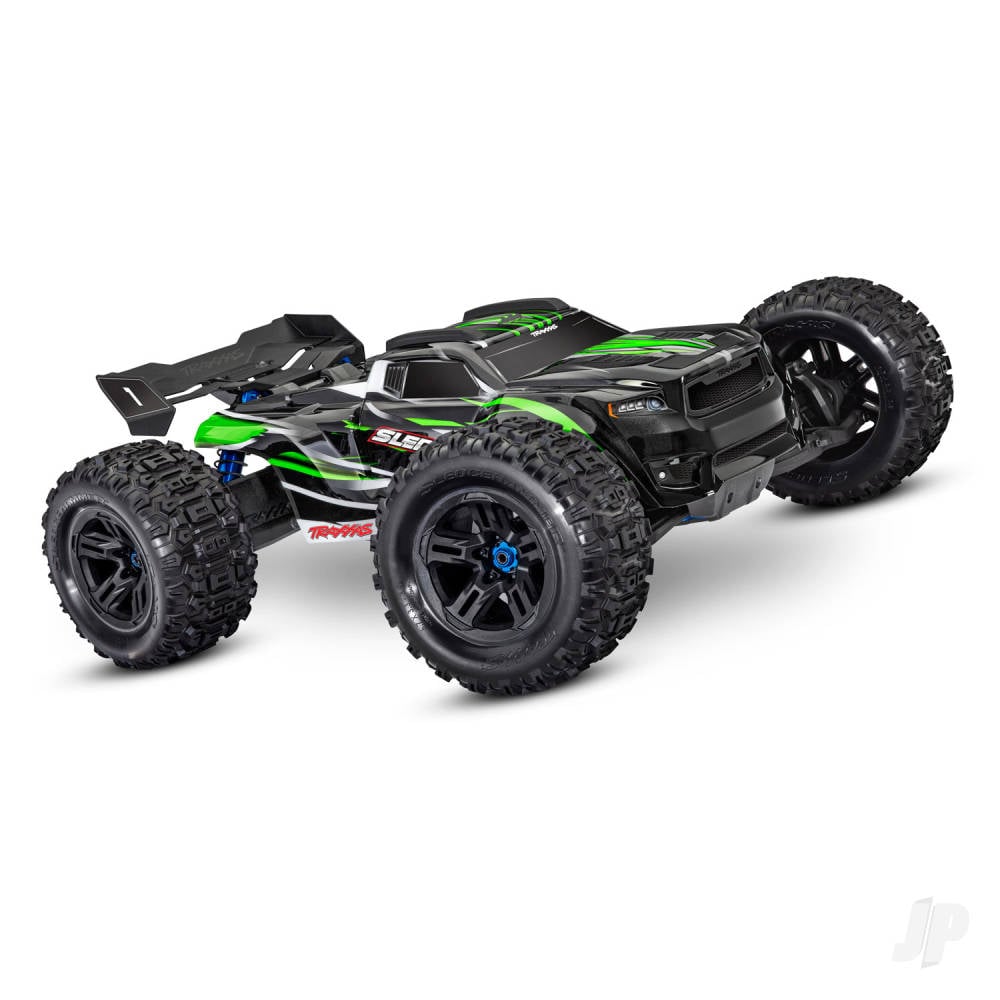 Green, Sledge 1:8 4WD Brushless Electric Monster Truck (+ TQi 2-ch, TSM, VXL-6S)