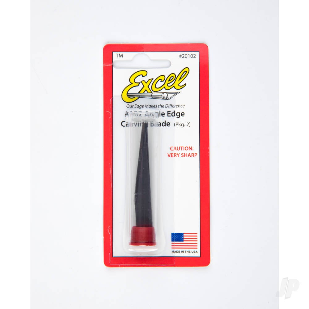 Carving Blade, Angle Edge (2 pcs) (Carded)-2