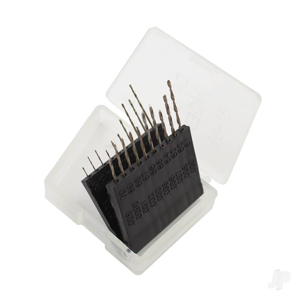20 Piece Drill Metal Case #61 to #80 (Carded)-3