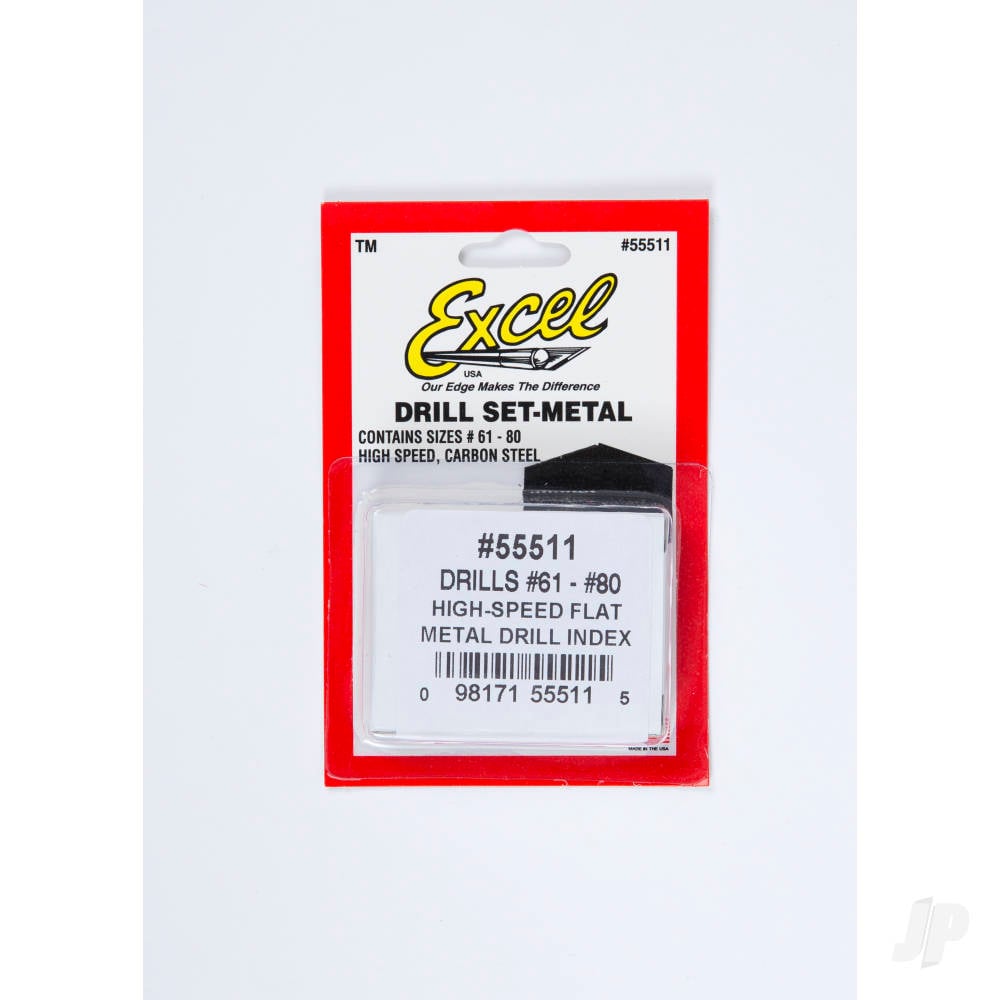 20 Piece Drill Metal Case #61 to #80 (Carded)-5