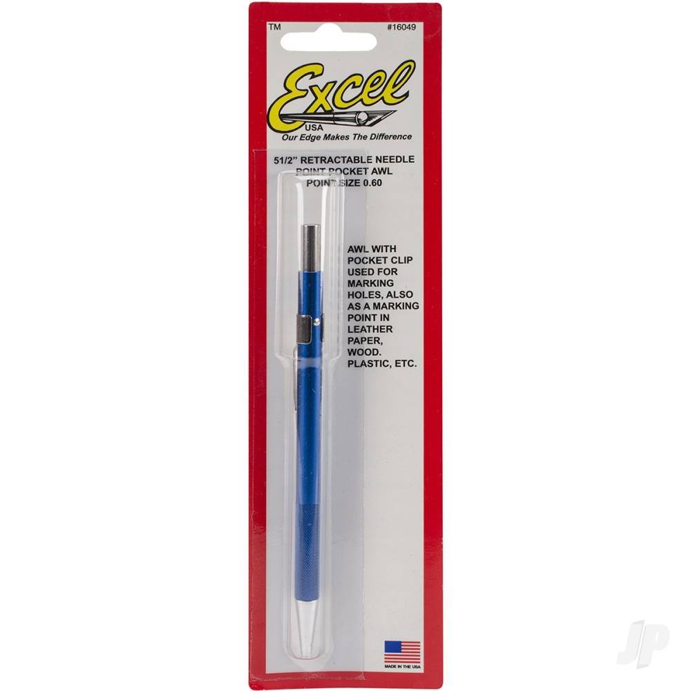 Retractable Air Release Awl, Blue - 0.060in (Carded)-6