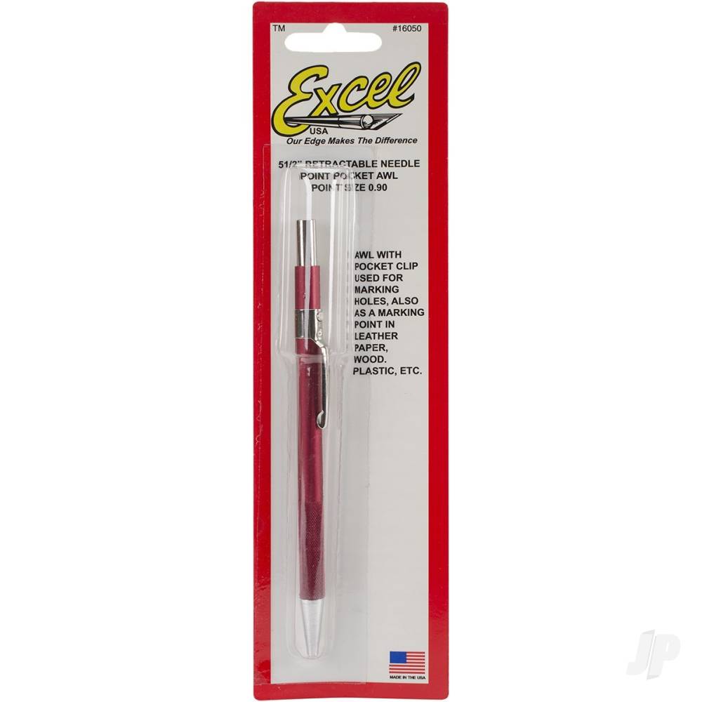 Retractable Air Release Awl, Red - 0.090in (Carded)-6